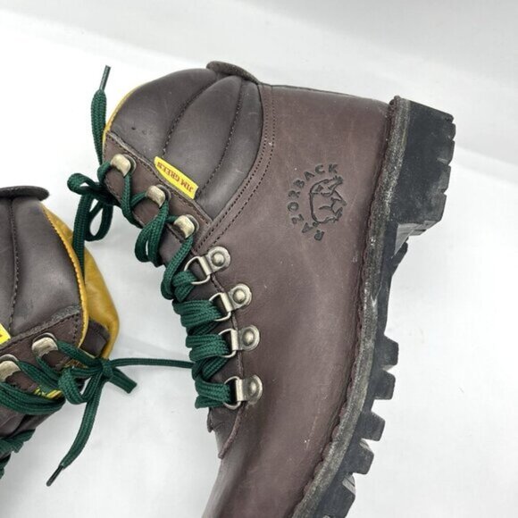 Jim Green Razorback Boots In Brown Men Size 7.5 - Picture 5 of 15